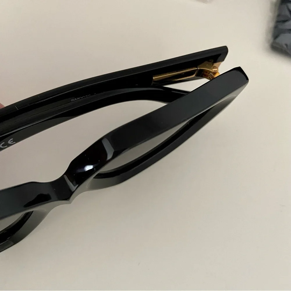 Sportmax Black Cat-Eye Sunglasses